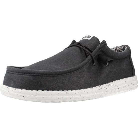 Sneakers Hey Dude Modell Wally Canvas Farbe Schwarz