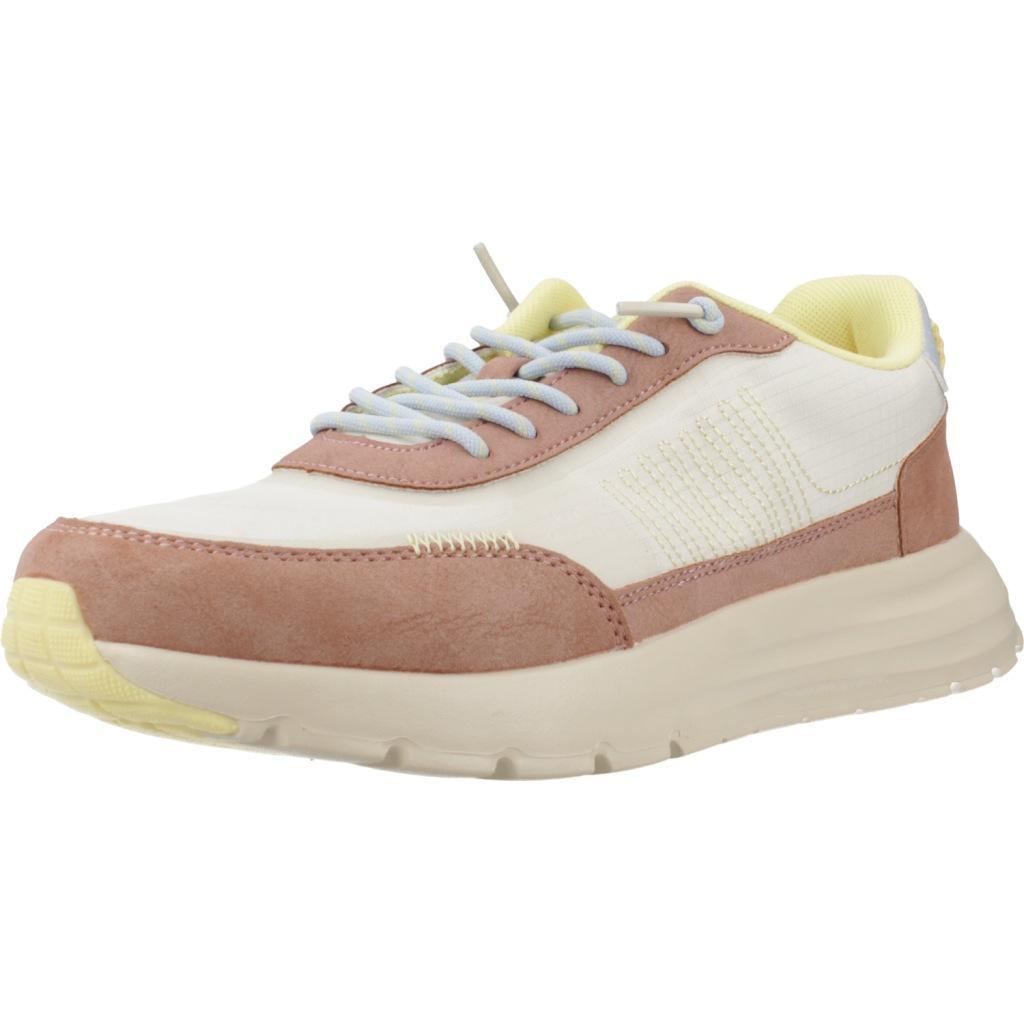 Ténis hey dude modelo sirocco alta w colorbloc cor castanho claro