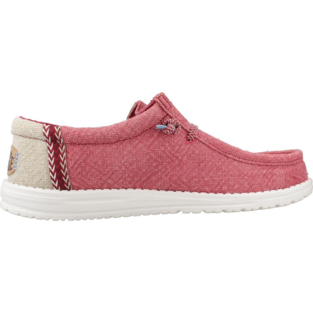 Informales Hombre Hey Dude Wally Jute Rojo 4/5