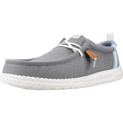 Sneakers hey dude model wally summer linen kleur grijs