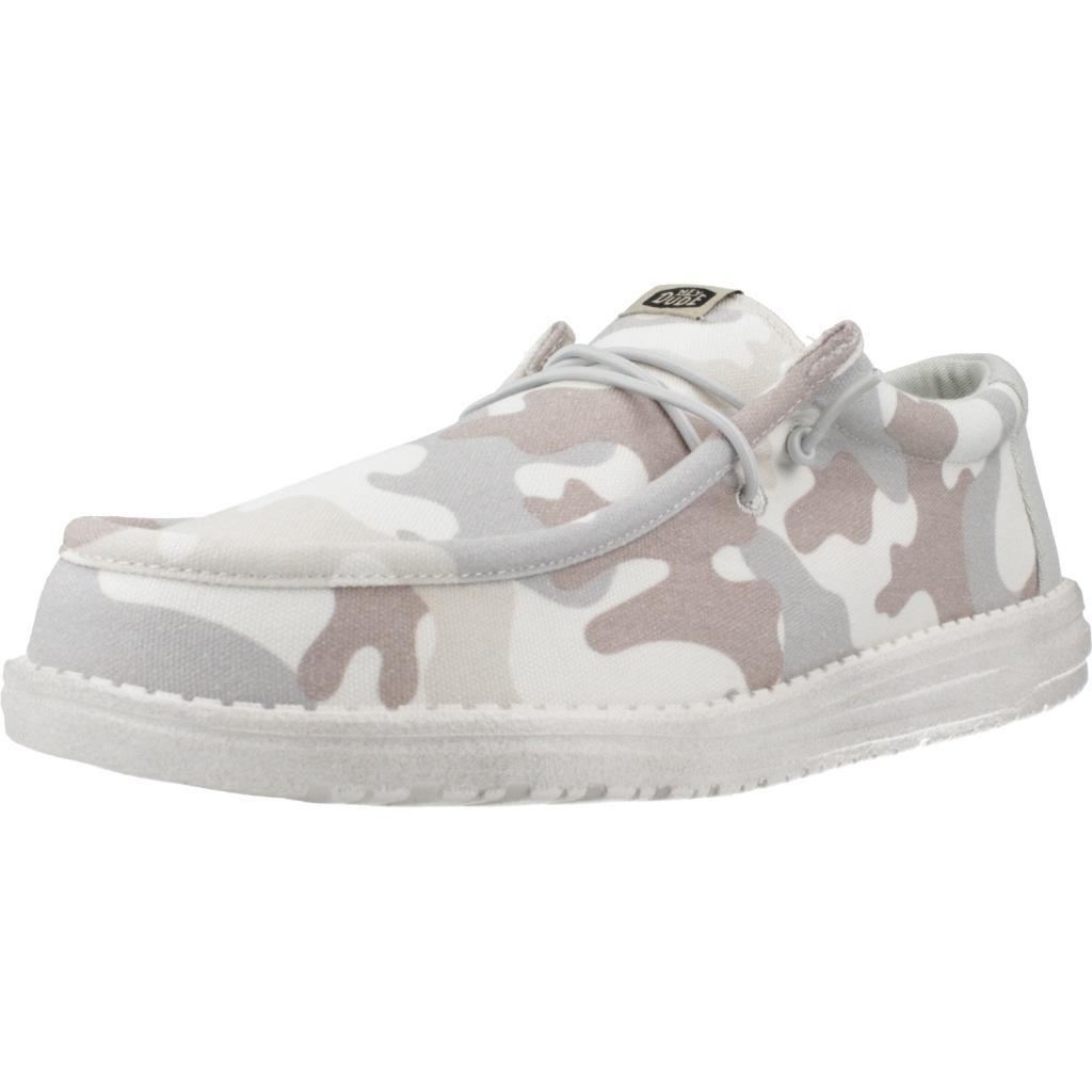 Ténis hey dude modelo wally washed camo cor branco
