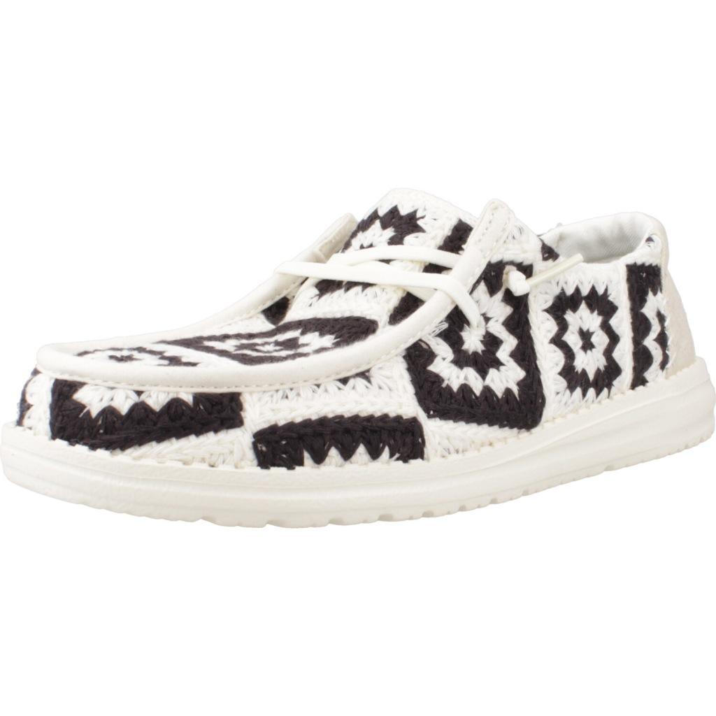 Pro Brands - Hey Dude Modèle Wendy Cottage Crochet Couleur Blanc - Baskets - Blanc - 36 - Decathlon