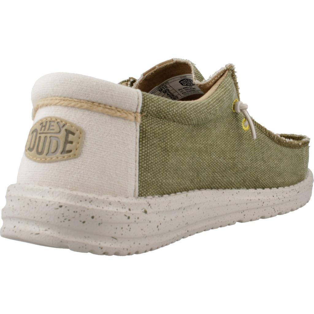 Ténis Hey Dude Modelo Wally Coastline Jute Cor Verde 3/5