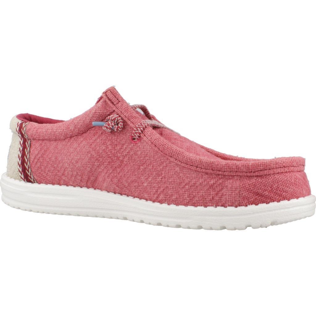 Informales Hombre Hey Dude Wally Jute Rojo 5/5