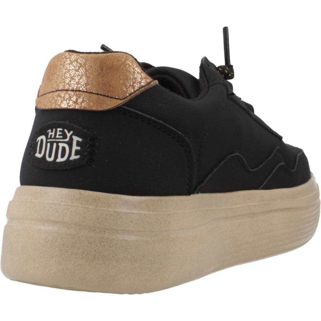 Ténis Hey Dude Modelo Hudson Lift Metallic Cor Preto 3/5