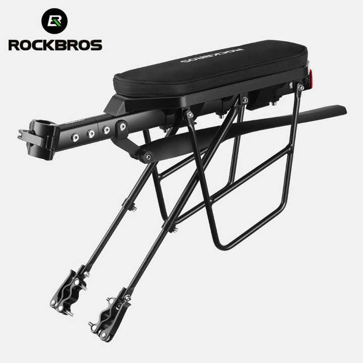 ROCKBROS Porta-bagagens traseiro multifuncional com para-lama