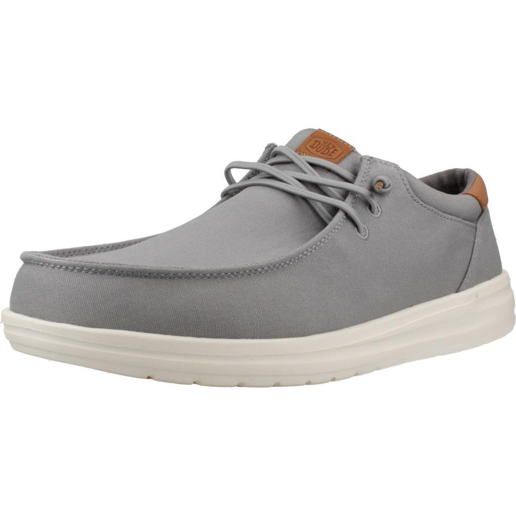 Pro Brands - Baskets Hey Dude Modèle Paul Canvas Couleur Gris - Chaussures De Sport - Gris - Decathlon