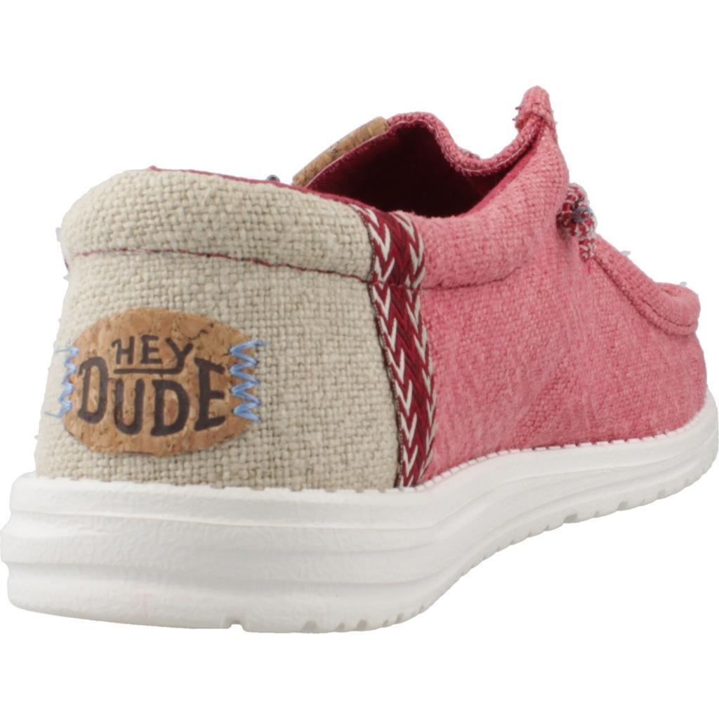 Informales Hombre Hey Dude Wally Jute Rojo 3/5