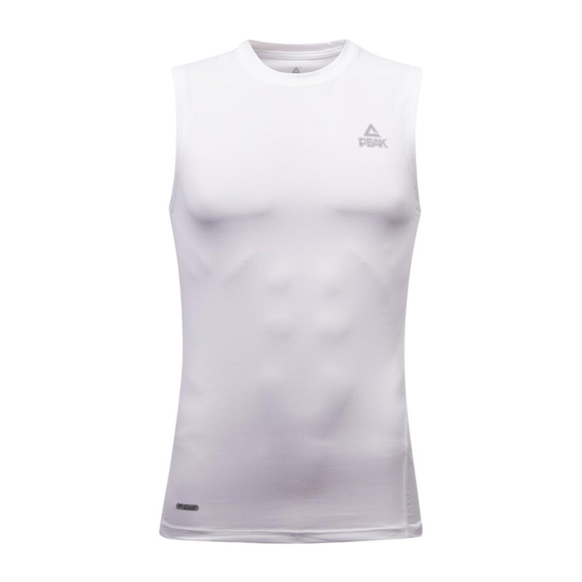 Peak - Maillot De Compression Sans Manches Peak P-cool - T-shirt Sans Manche - Blanc - 52 2xl - Decathlon