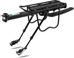 Porte Bagages Vélo Fixation Tige de Selle Reflecteur et Garde-Boue