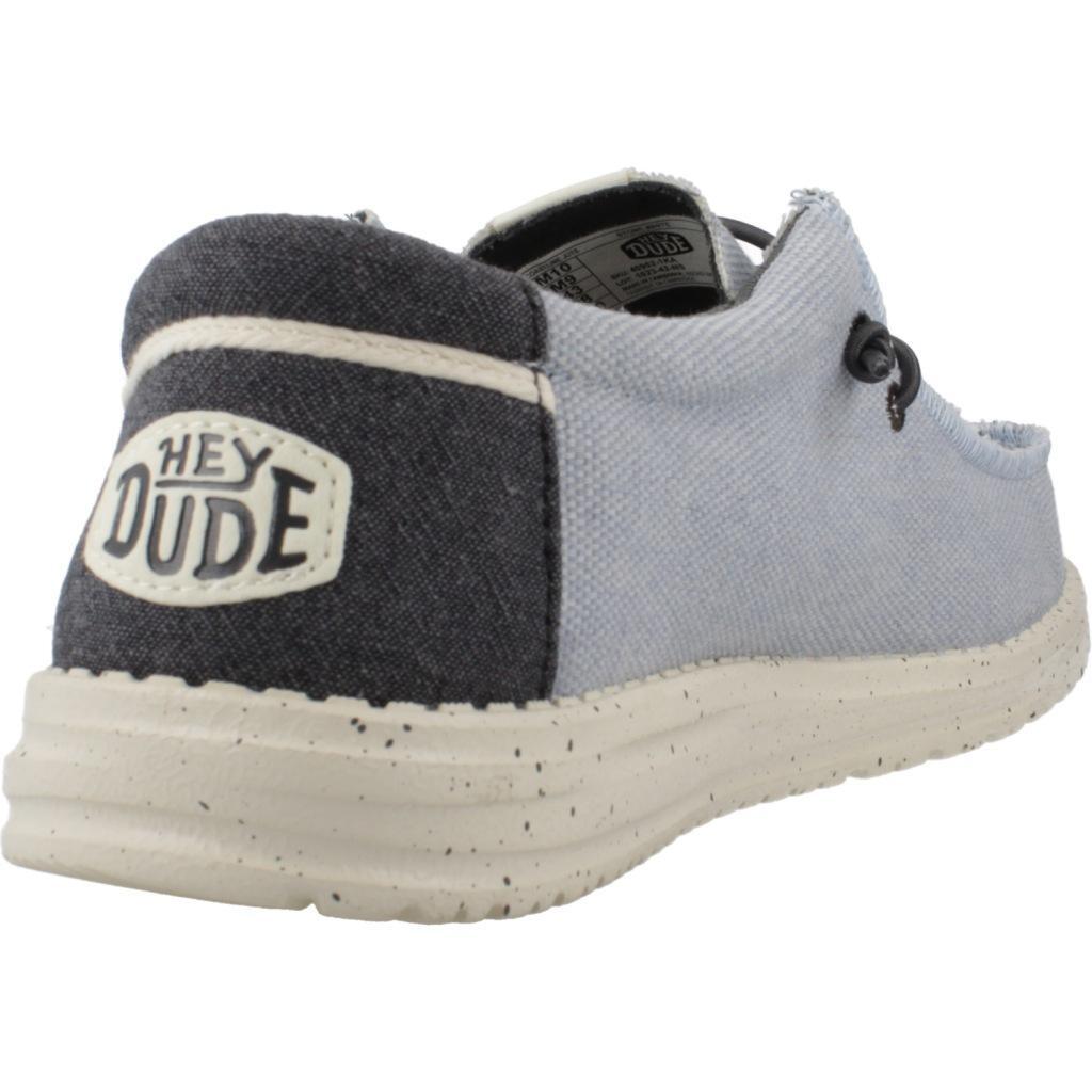 Ténis Hey Dude Modelo Wally Coastline Jute Cor Azul 3/5