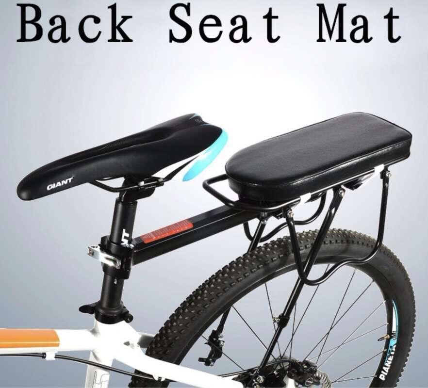 Coussin de Selle Arrière de Vélo Souple en Cuir PU Noir 5/6
