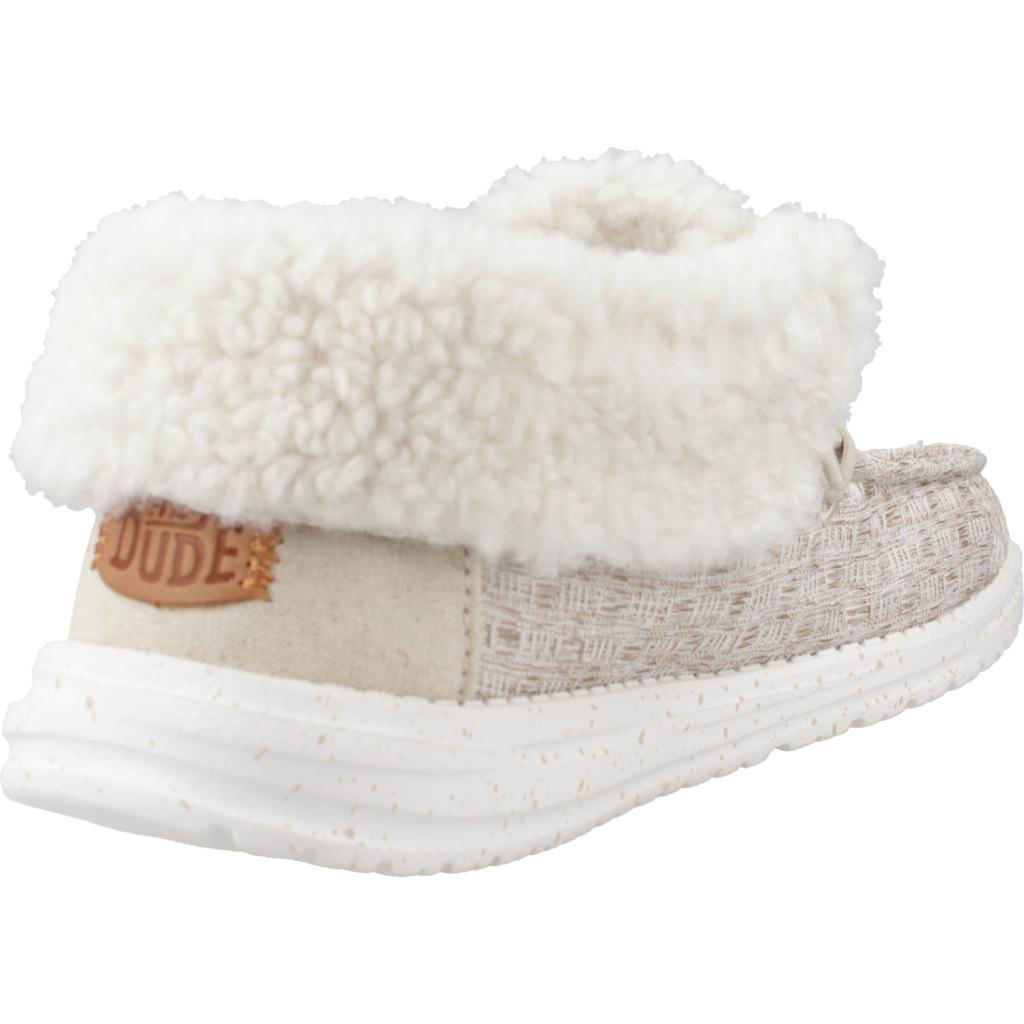 Hey Dude Modelo Wendy Fold Stitch Cozy Cor Bege 3/5