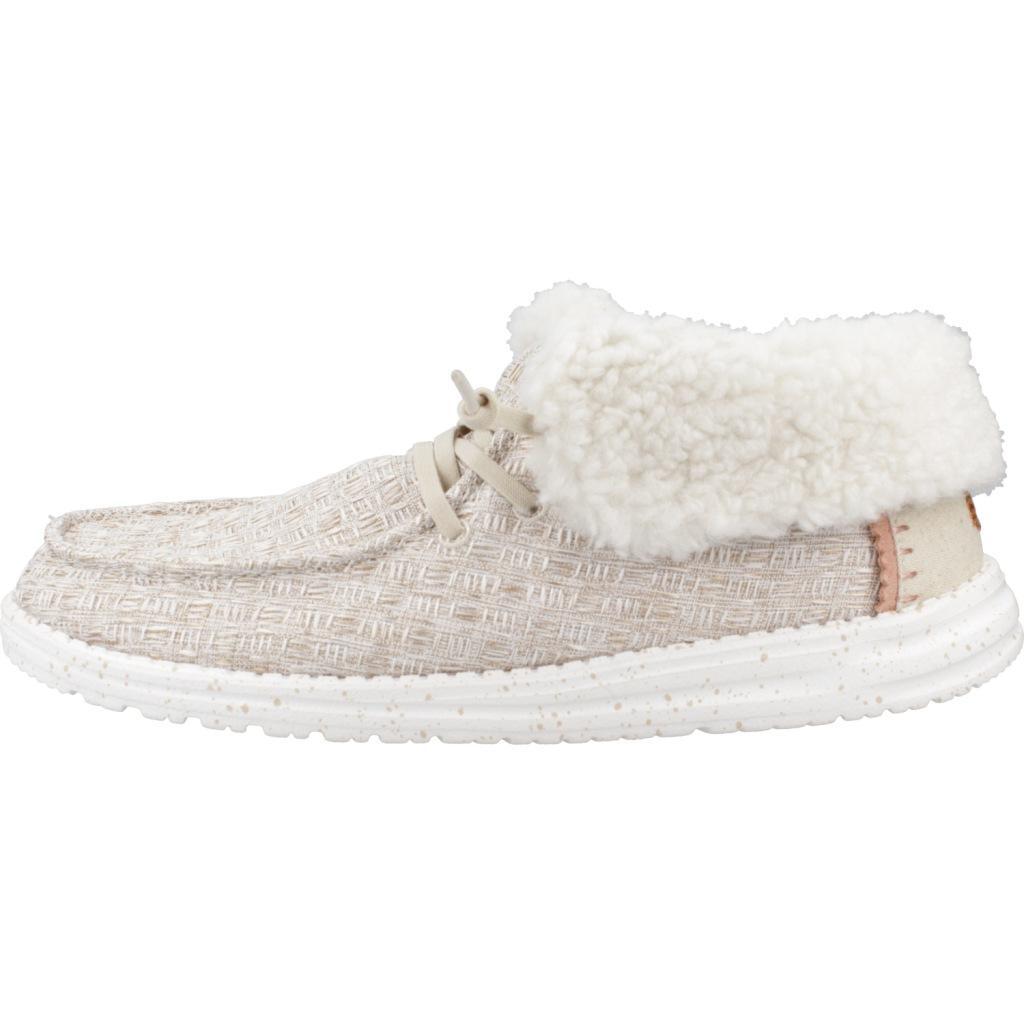 Hey Dude Modelo Wendy Fold Stitch Cozy Cor Bege 2/5