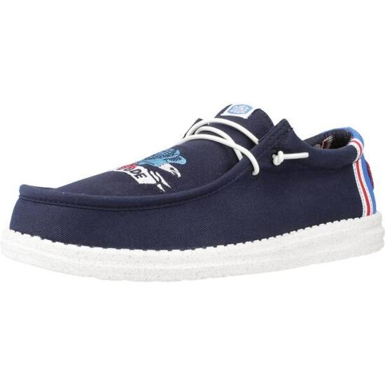 Sneakers Hey Dude Modell Wally Stars N Skulls Farbe Blau