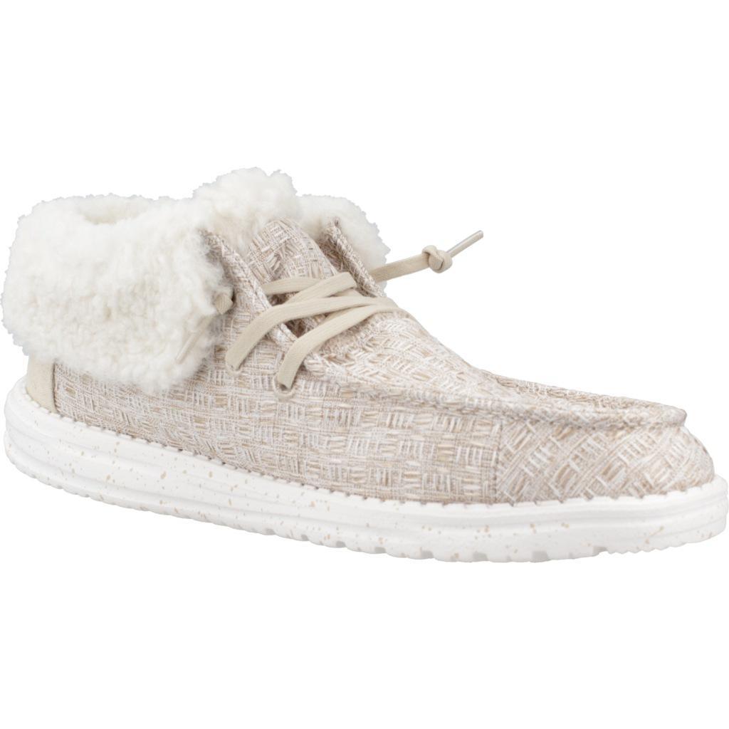 Hey Dude Modelo Wendy Fold Stitch Cozy Cor Bege 5/5