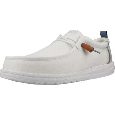 Scarpe Da Ginnastica Hey Dude Modello Wally Summer Linen Colore Bianco