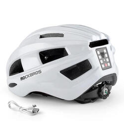 Casque de vélo léger Lumineux Clignotant