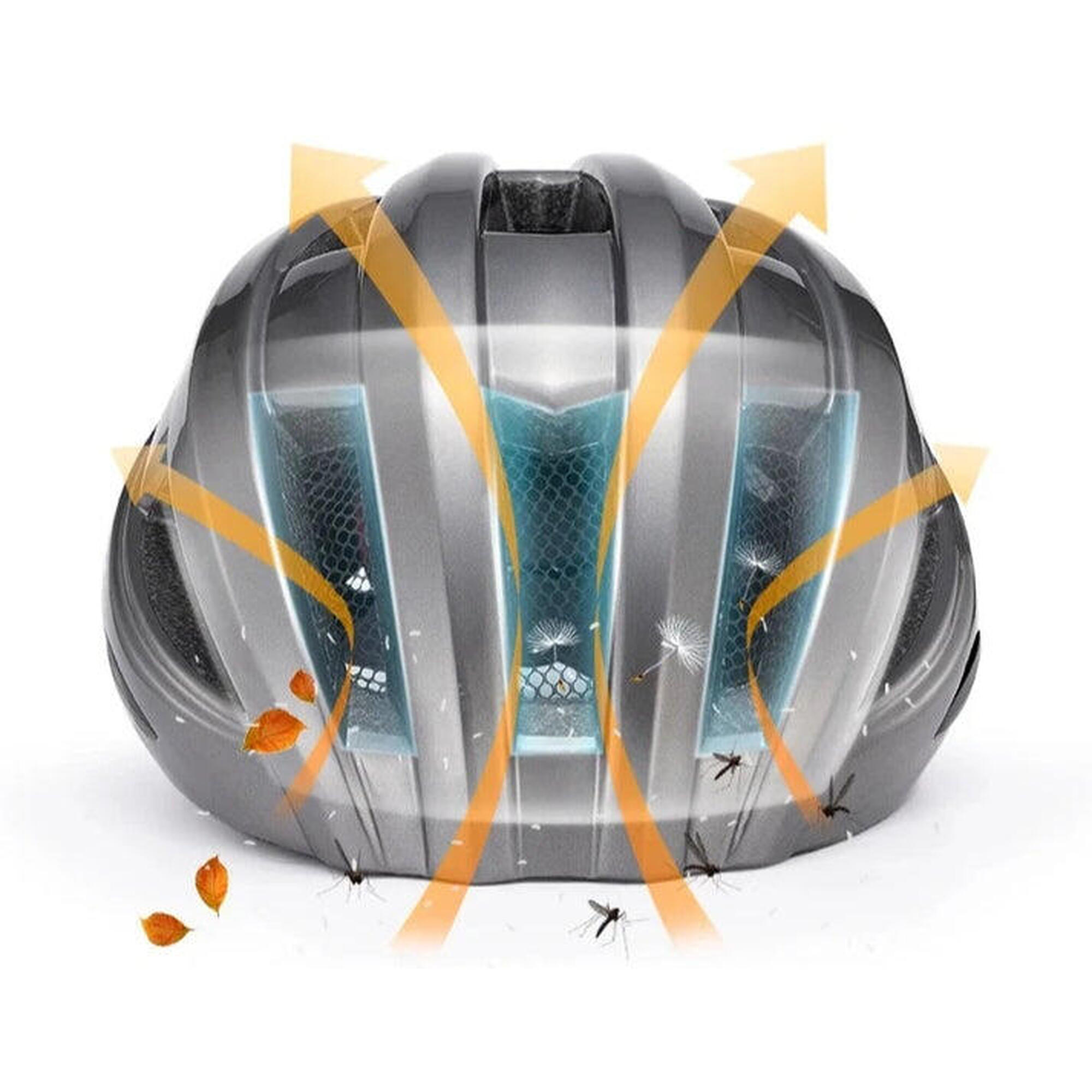 Casque de vélo léger Lumineux Clignotant