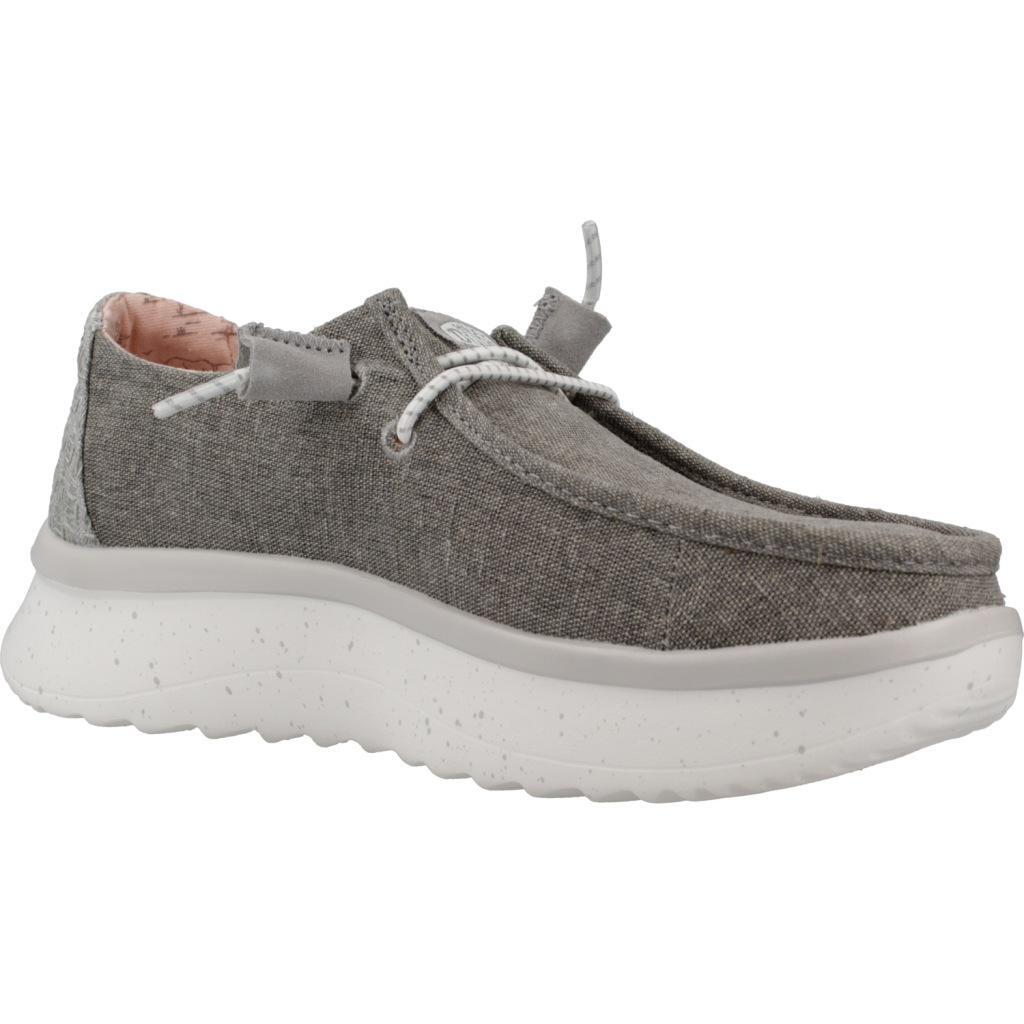 Zapatos Casual Mujer Hey Dude Wendy Peak Chambray Gris 5/5
