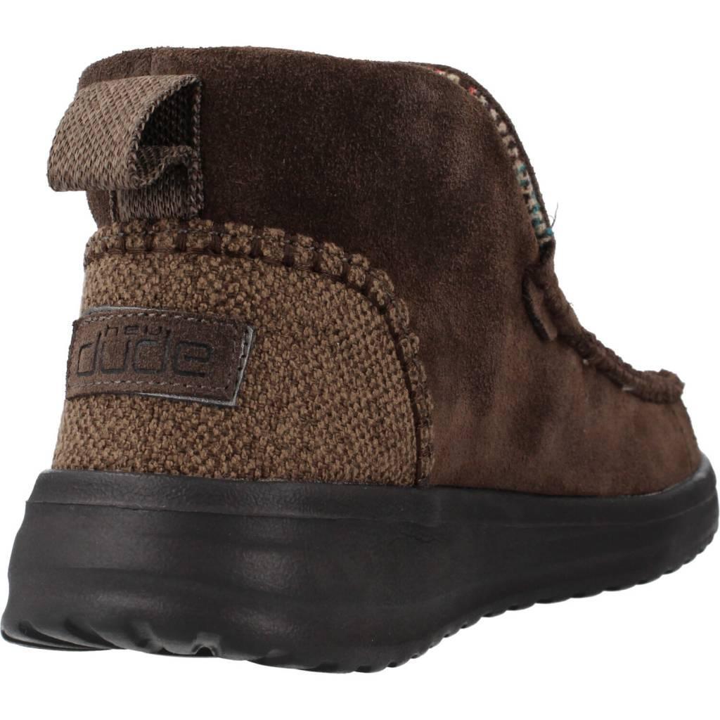 Hey Dude Modèle Denny Suede Couleur Marron 3/5