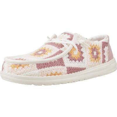 Hey Dude Modello Wendy Cottage Crochet Colore Bianco