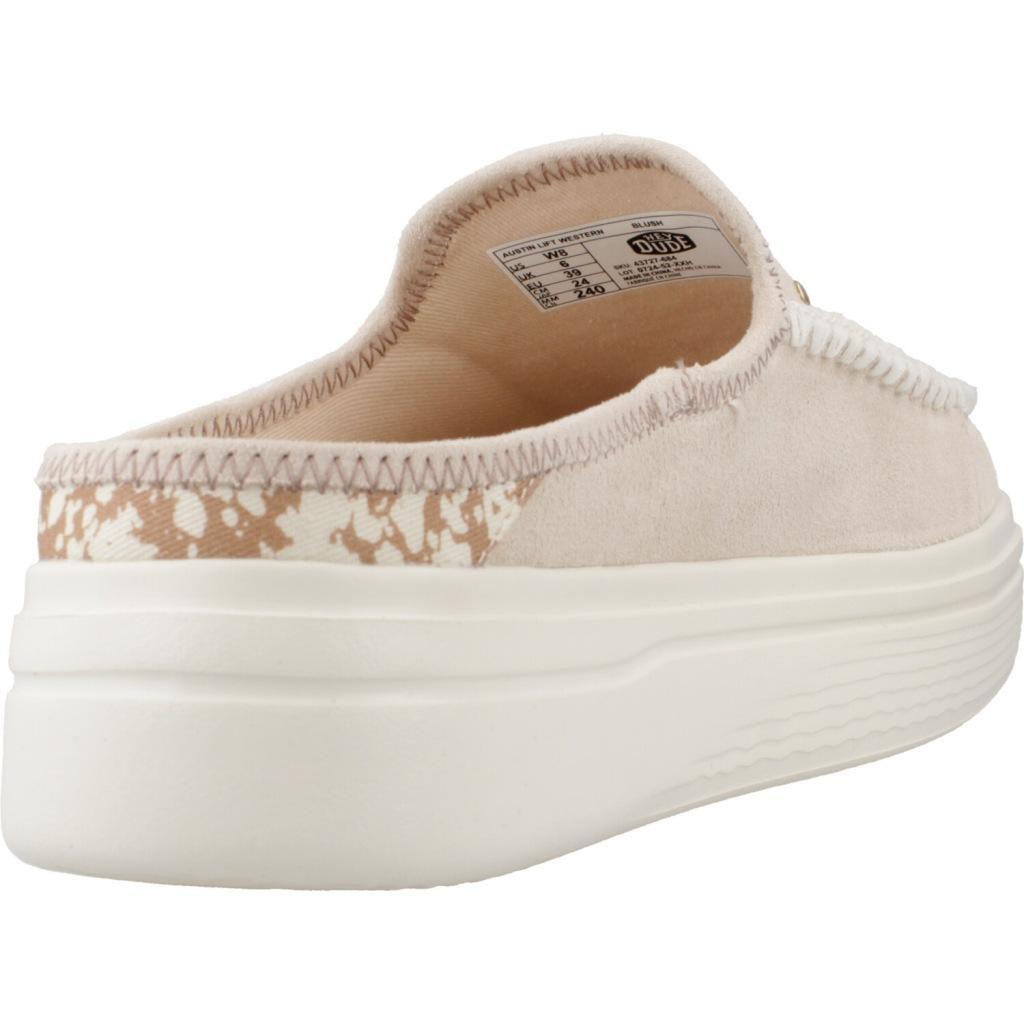Sneakers Hey Dude Model Austin Lift Western Kleur Naakt 3/5