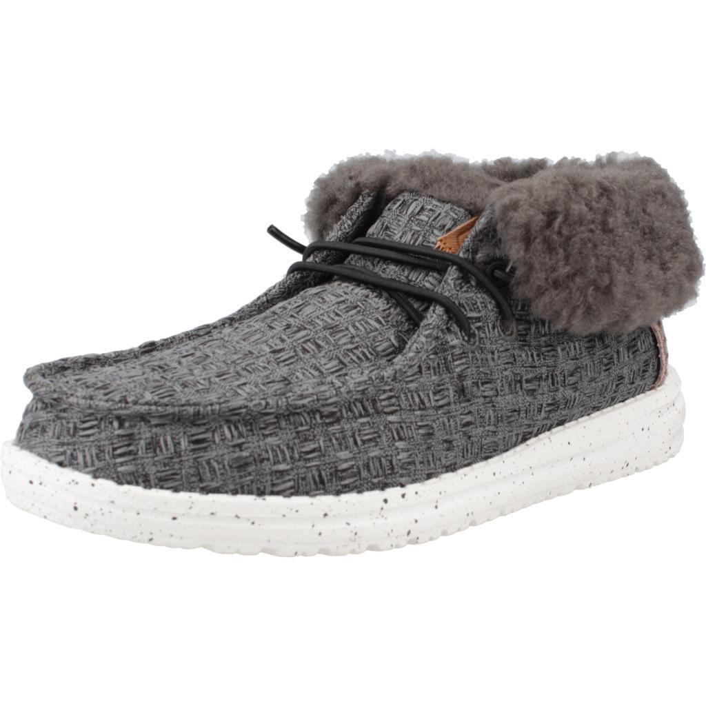 Botas hey dude modelo bajo wendy stitch cozy cor preto