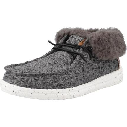 Stiefel Hey Dude Modell Bajo Wendy Stitch Cozy Farbe Schwarz