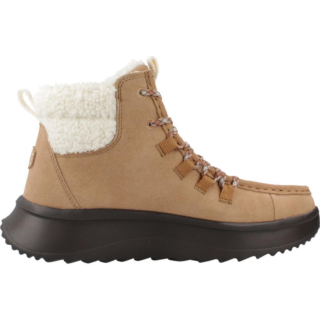 Hey Dude Modèle Wendy Apres Suede Cozy Couleur Brun Clair 4/5