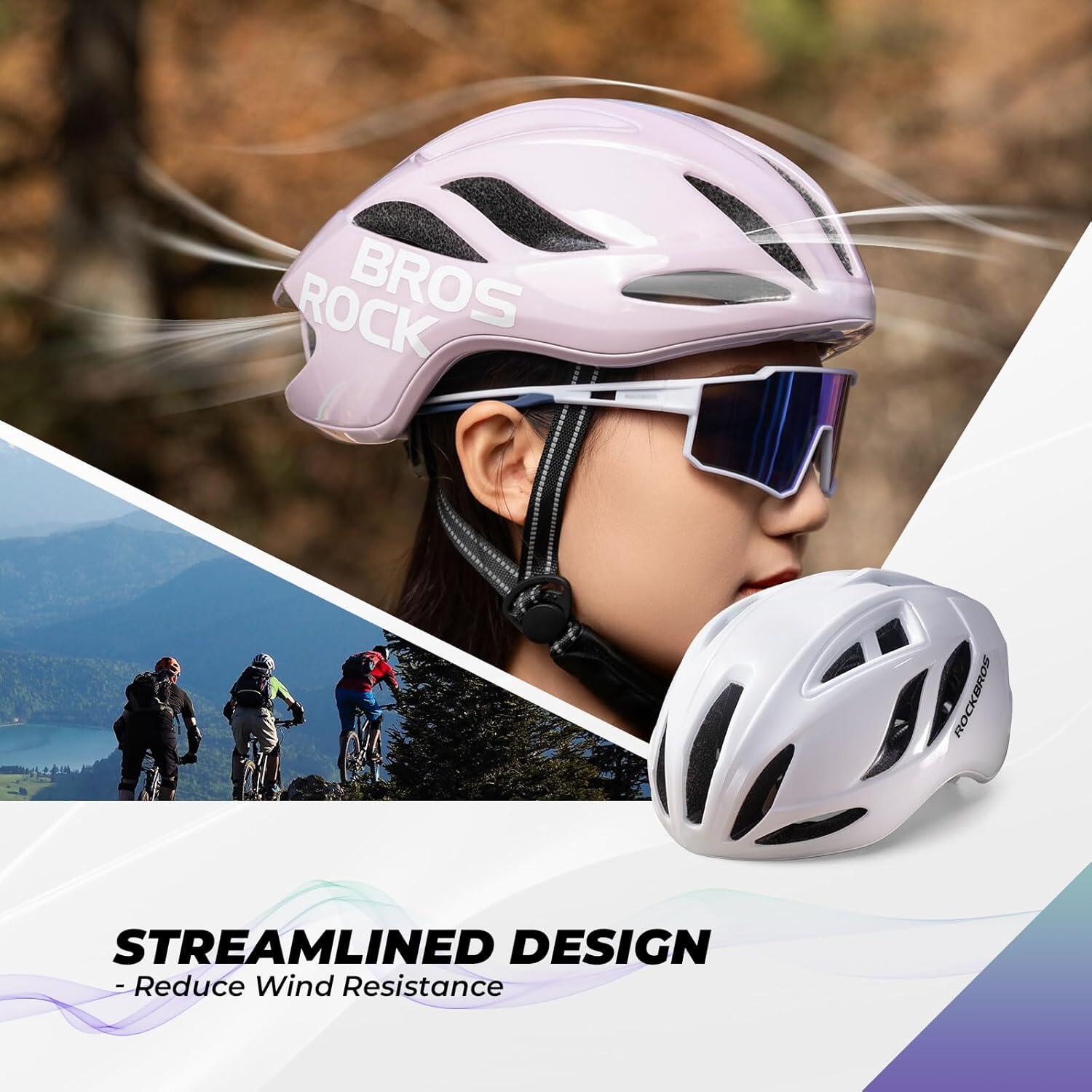 Casco de Bicicleta Hombres Mujeres Transpirable con Ventilación 58-62cm 4/5