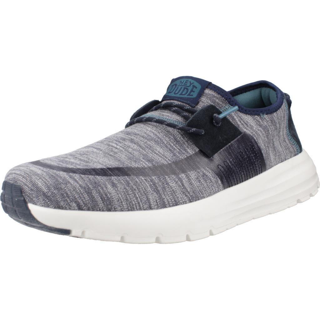 Ténis hey dude modelo sirocco dual knit cor azul