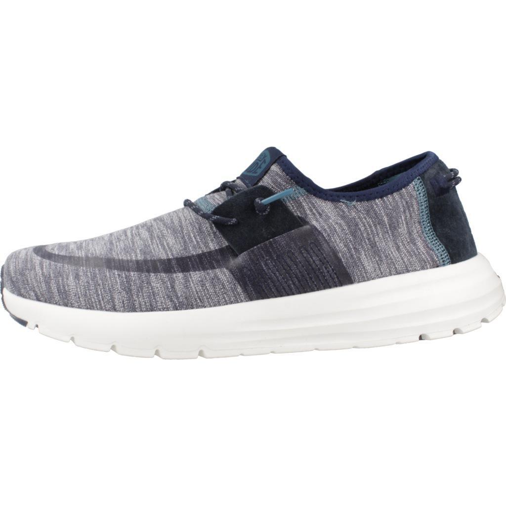 Scarpe Da Ginnastica Hey Dude Modello Sirocco Dual Knit Colore Blu 2/5