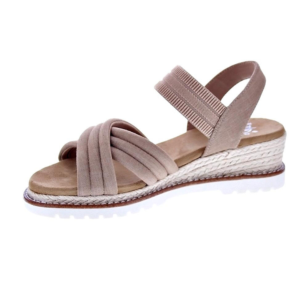 Comda SANDALE FEMME Skechers Bobs Desert Chill Sweet Crossing BEIGE 2/5