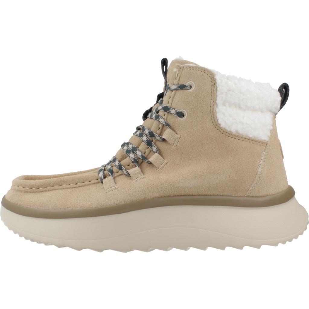 Hey Dude Modelo Wendy Apres Suede Cozy Cor Castanho Claro 2/5
