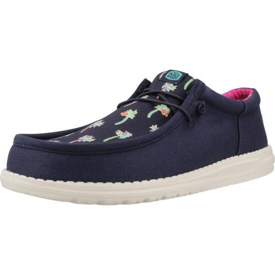Scarpe Da Ginnastica Hey Dude Modello Wally Funk Party Palm Colore Blu
