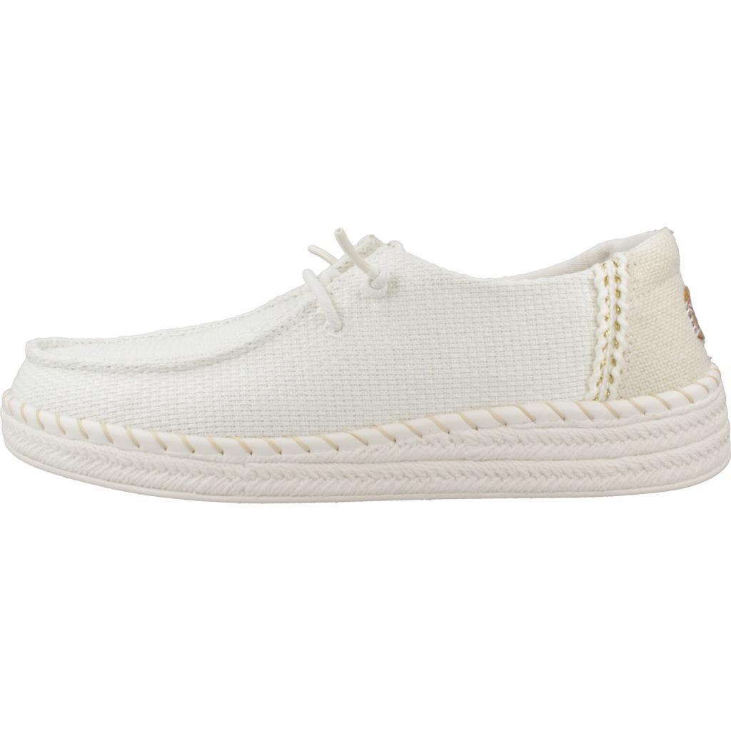Zapatos Casual Mujer Hey Dude Wendy Espadrille Woven Blanco 2/5