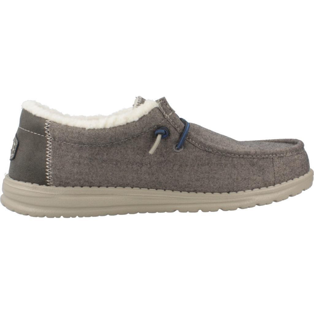 Informales Hombre Hey Dude Wally Herringbone Marron 4/5