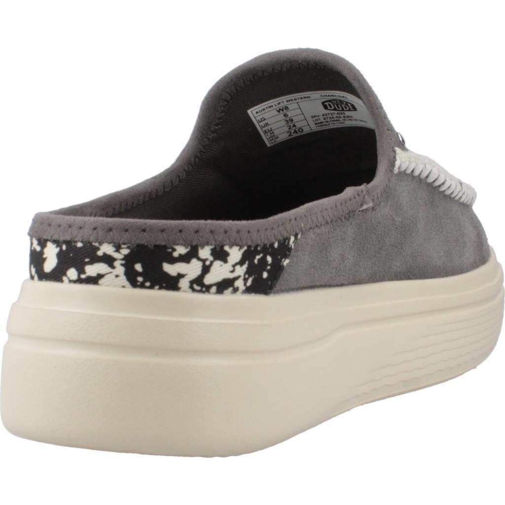 Sneakers Hey Dude Model Austin Lift Western Kleur Grijs 3/5