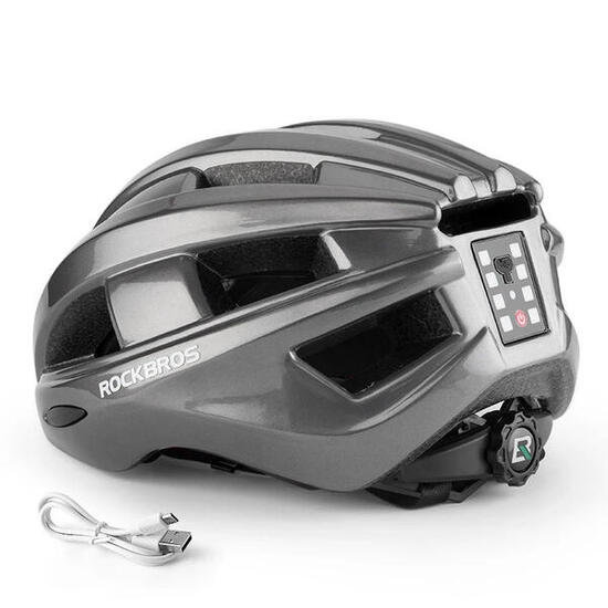 Casque de vélo léger Lumineux Clignotant