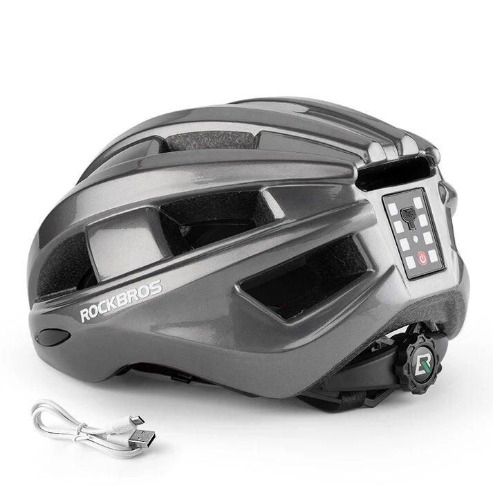 Casque de vélo léger Lumineux Clignotant