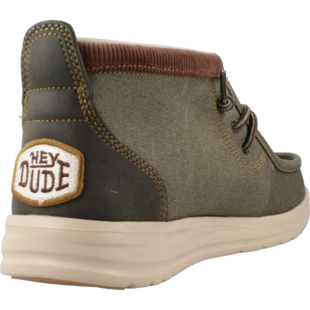 Tenisówki Hey Dude Model Wally Mid Grip R Workwea Kolor Zielony 3/6