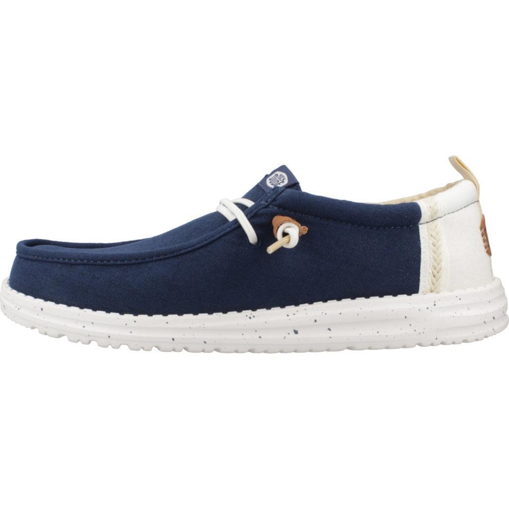 Informales Hombre Hey Dude Wally Summer Linen Azul 2/5