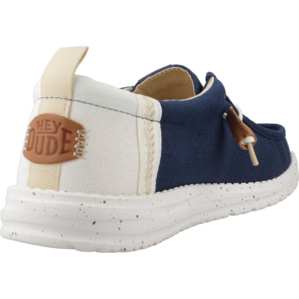 Informales Hombre Hey Dude Wally Summer Linen Azul 3/5