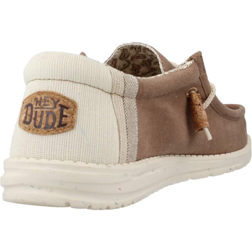 Informales Hombre Hey Dude Wally Linen Natural 3/5