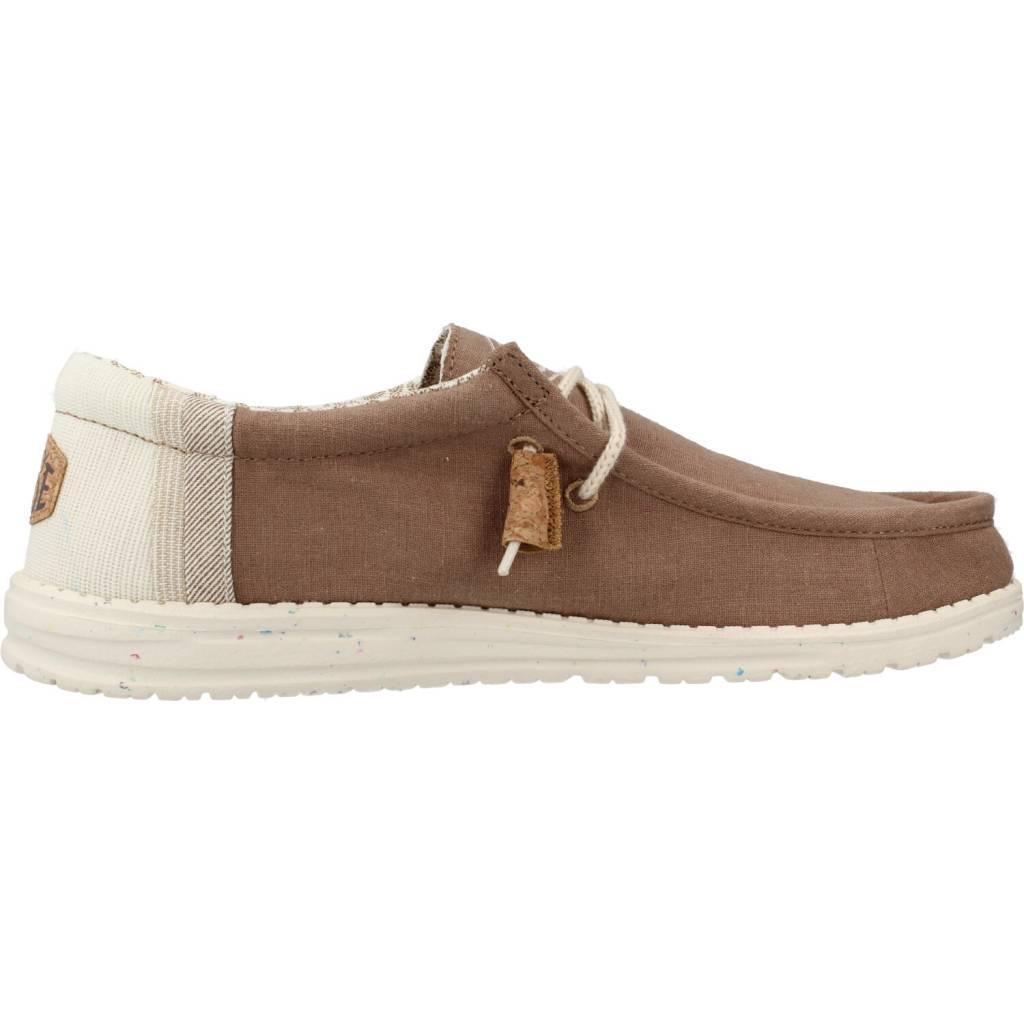 Informales Hombre Hey Dude Wally Linen Natural 4/5
