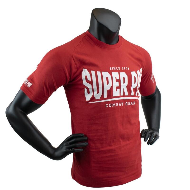 Super Pro T-Shirt S.P. Logo Rood/Wit 140