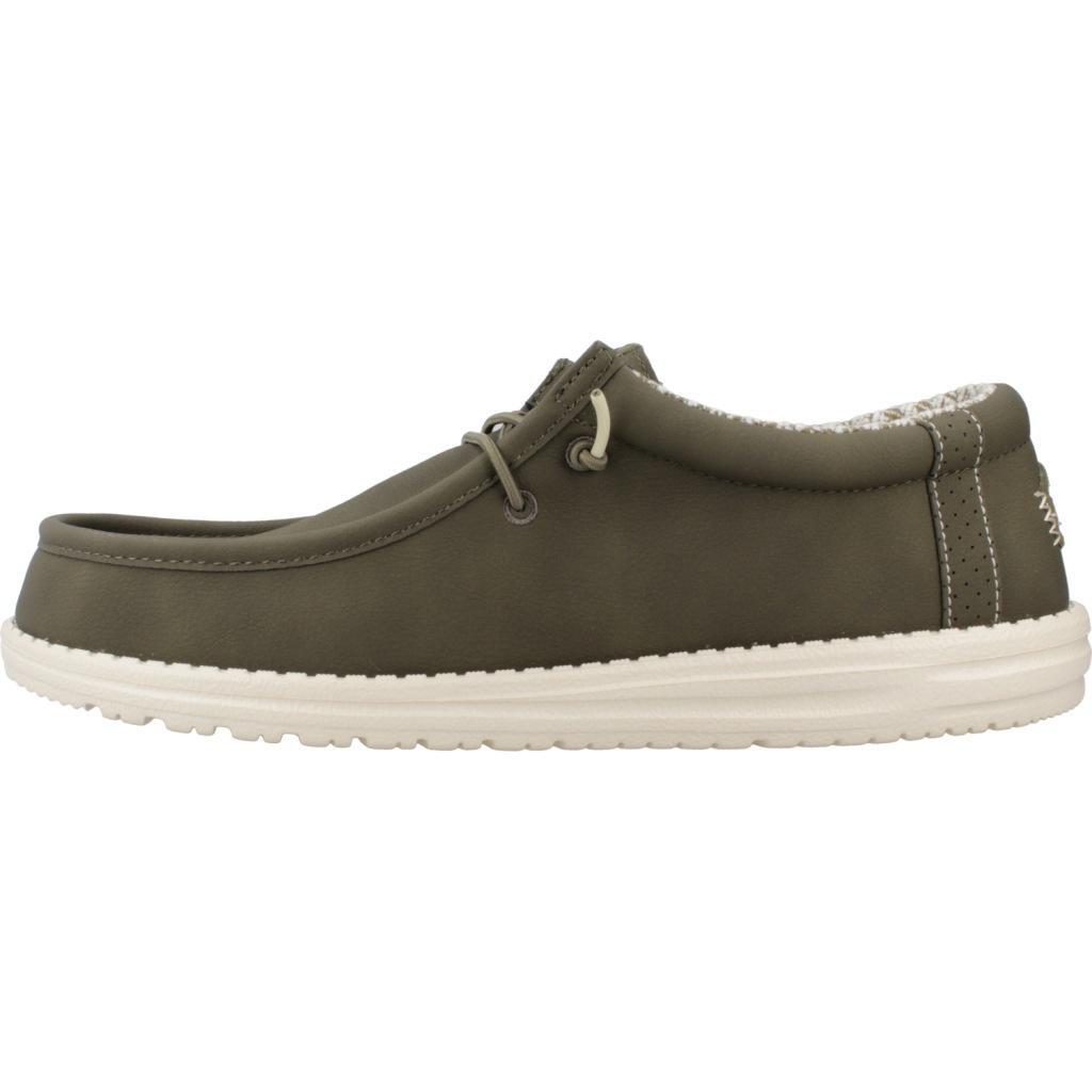 Baskets Hey Dude Modèle Wally Classic Couleur Vert 2/5