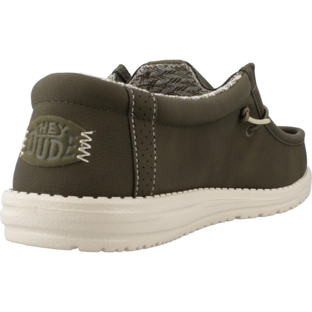 Baskets Hey Dude Modèle Wally Classic Couleur Vert 3/5