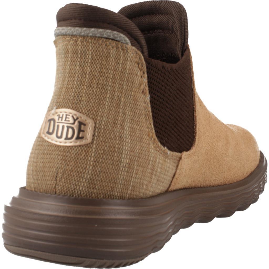 Botines Mujer Hey Dude Branson Boot Suede Marron 3/5